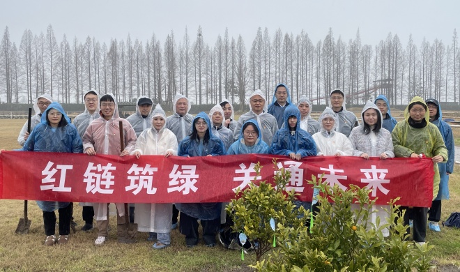 红链筑绿、、、关通未来，，浙商腾博汇游戏官网与钱江海关开展党建共建活动