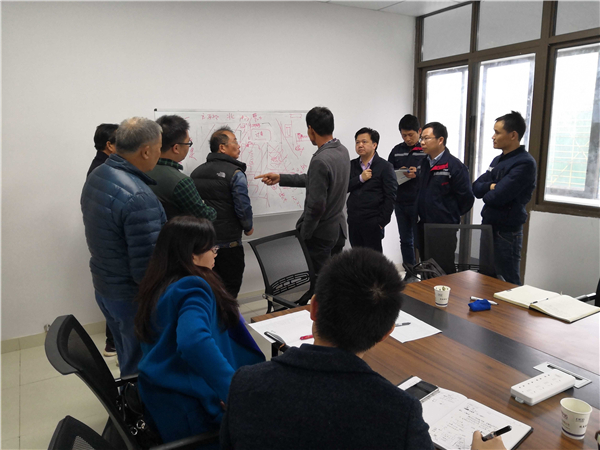 公司副总司理徐愧儒赴腾博汇游戏官网新质料公司考察指导