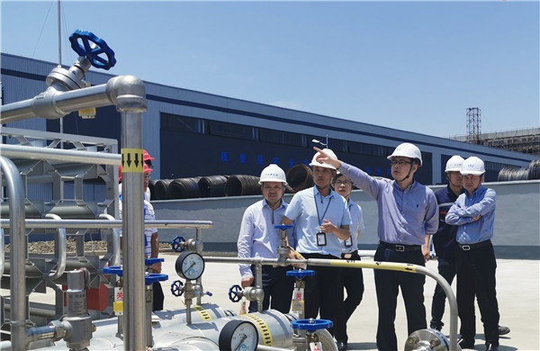 集团公司副总司理杨强民到腾博汇游戏官网新质料开展清静生产检查