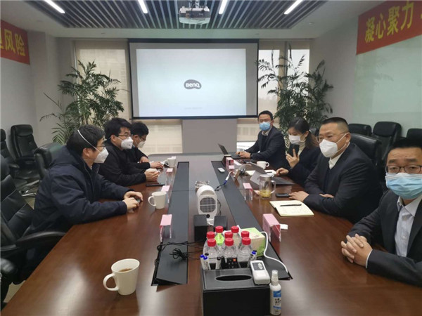 复工复产保谋划——公司副董事长丁开国一行会见金山科技