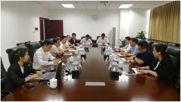 公司总司理张端清一行赴中国水电八局考察交流