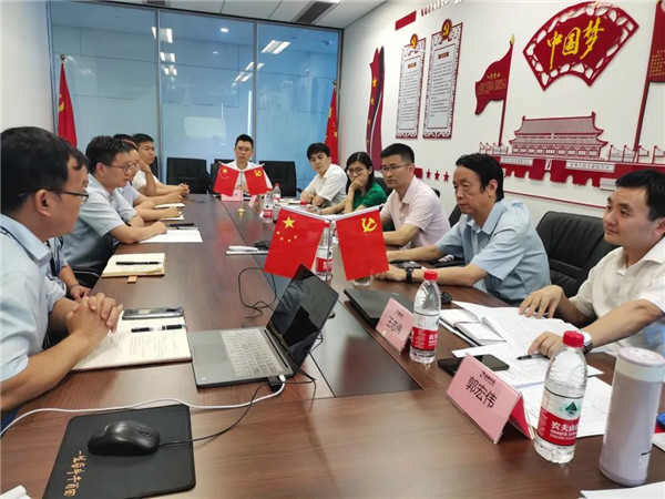 公司党委副书记、、、纪委书记丁开国一行赴甘肃腾博汇游戏官网巡察指导