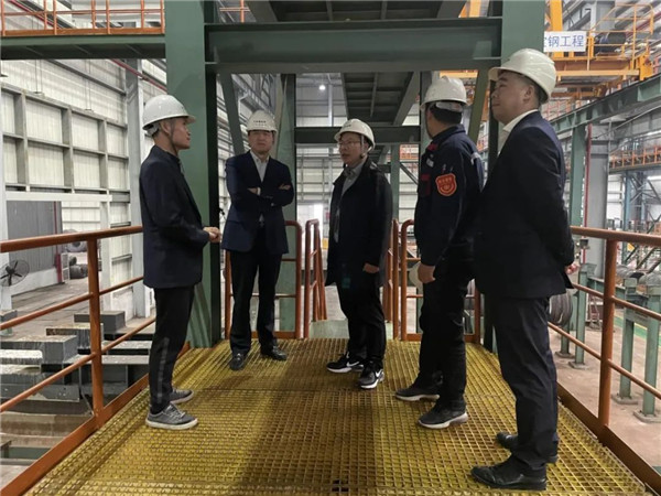 公司董事长袁仁军到腾博汇游戏官网新质料调研指导事情