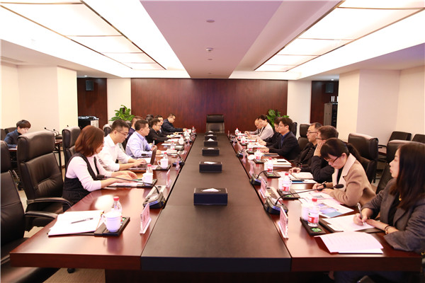 杭州市政公用公司总司理王贤福一行到访浙商腾博汇游戏官网