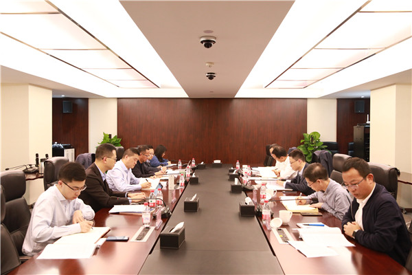 集团公司党委委员、、、副总司理俞激一行到我司调研资金治理事情