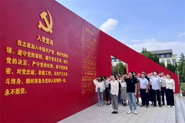 党史共学催奋进，营业同研促开展——益光国际事业部党支部与常州市宏豪制钢有限公司党支部开展党建共建活动