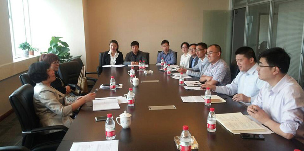 浙江物产集团周冠女总司理到公司杭州营业单位调研