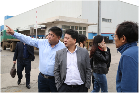 公司董事长袁仁军一行到平行入口汽车部考察调研