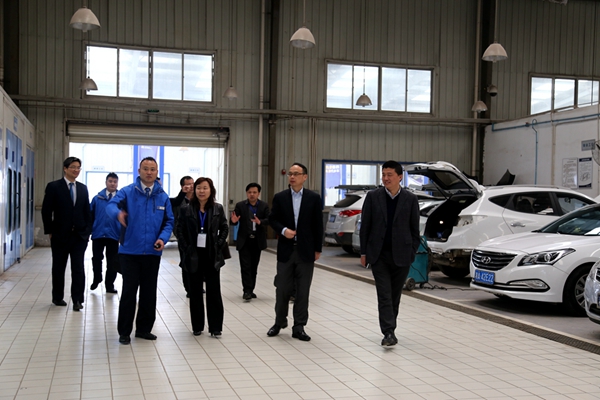 浙江省交通集团副总司理姜扬剑到我司检查清静事情